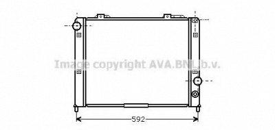 AVA QUALITY COOLING al2053 -  Радиатор, охлаждение двигателя
